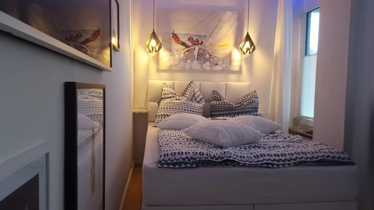 Apartmán Gemuetlich U. Modern, Balkon,Pp,Strand,Delongi,Heimkino! Glücksburg Exteriér fotografie