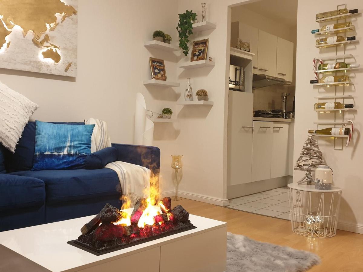 Apartmán Gemuetlich U. Modern, Balkon,Pp,Strand,Delongi,Heimkino! Glücksburg Exteriér fotografie